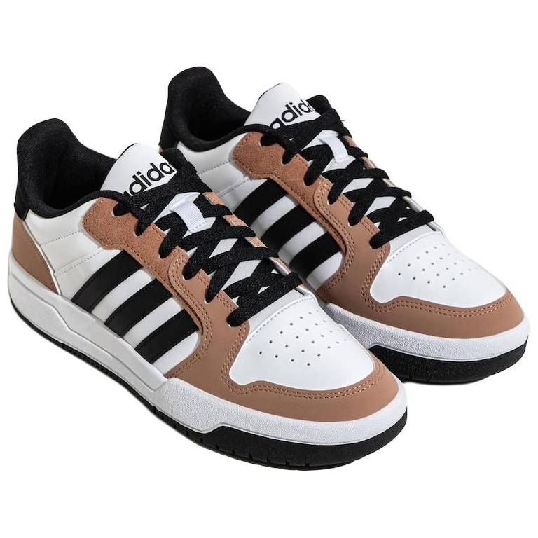 Adidas ENTRAP Abrasion Resistant Low top Skateboard Shoes Unisex White Brown Sneakers JQ3923