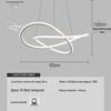Oeny Modern Minimalist Linear Dining Chandelier