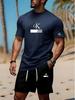 2026 Zomer Heren T-shirt Shorts 2-delige Set Grote Maten Heren Sport Shorts met Trekkoord Met Zak Sneldrogend T-shirt Pak