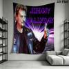 Live Performance Acoustic Guitar Showcase Tapestry Fashion Print Wallmounted Christmas Gift Home Decor Background Cloth