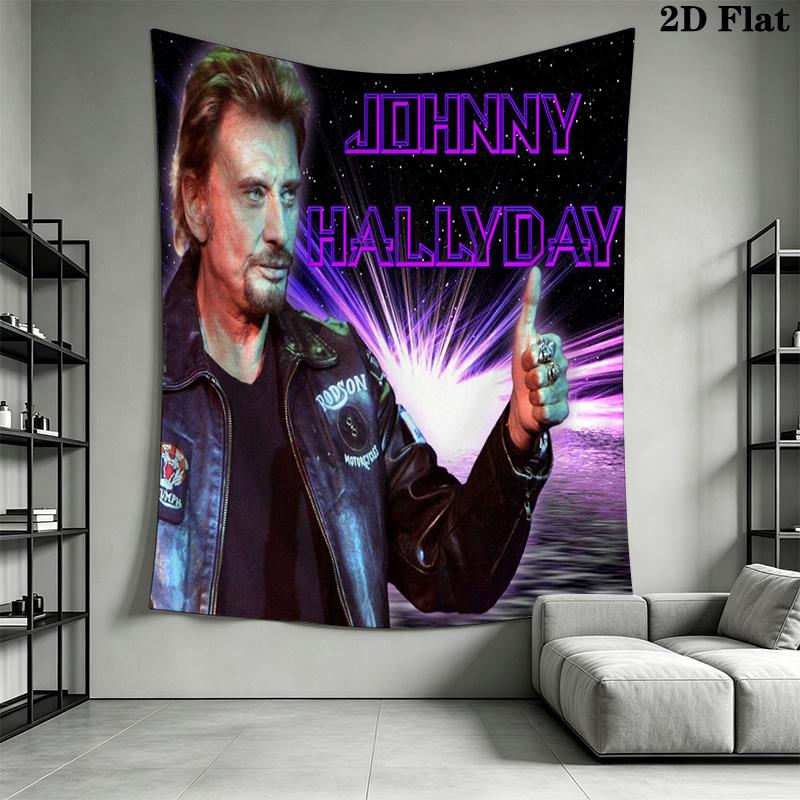 Live Performance Acoustic Guitar Showcase Tapestry Fashion Print Wallmounted Christmas Gift Home Decor Background Cloth