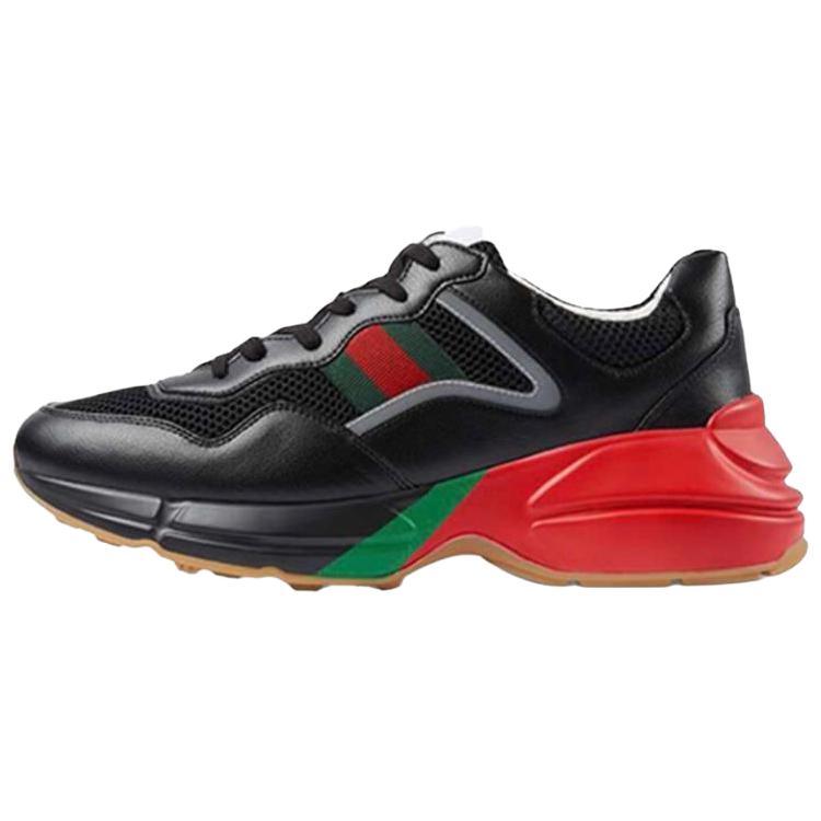 GUCCI Rhyton `Black Red Green Reflective`