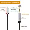 30cm Female Port 3.5mm to Bare Wire Open End TRS 3Pin Connector Cable Cord Wire For Earphone And Headset Repair