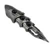 Herren Knöchel Gelenk Vollfinger Doppelring Punk Rock Adlerkralle Rüstung Aktivitätsring Gothic Halloween Cosplay Schmuck für Damen