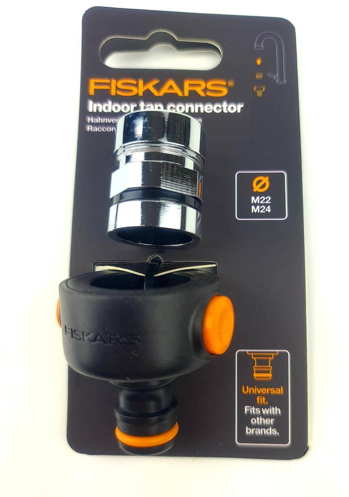 Fiskars Indoor Tap Connector M22 M24 1027062 Home Tap Hose Connection Garden Irrigation