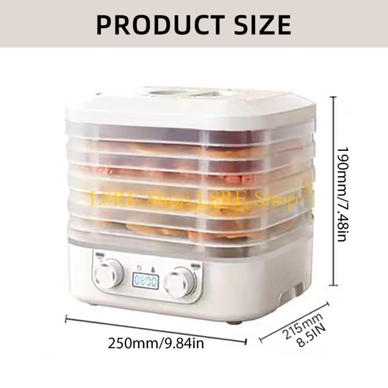 L8RE User Friendly Dehydrator with Customizable Drying Models for All Foods