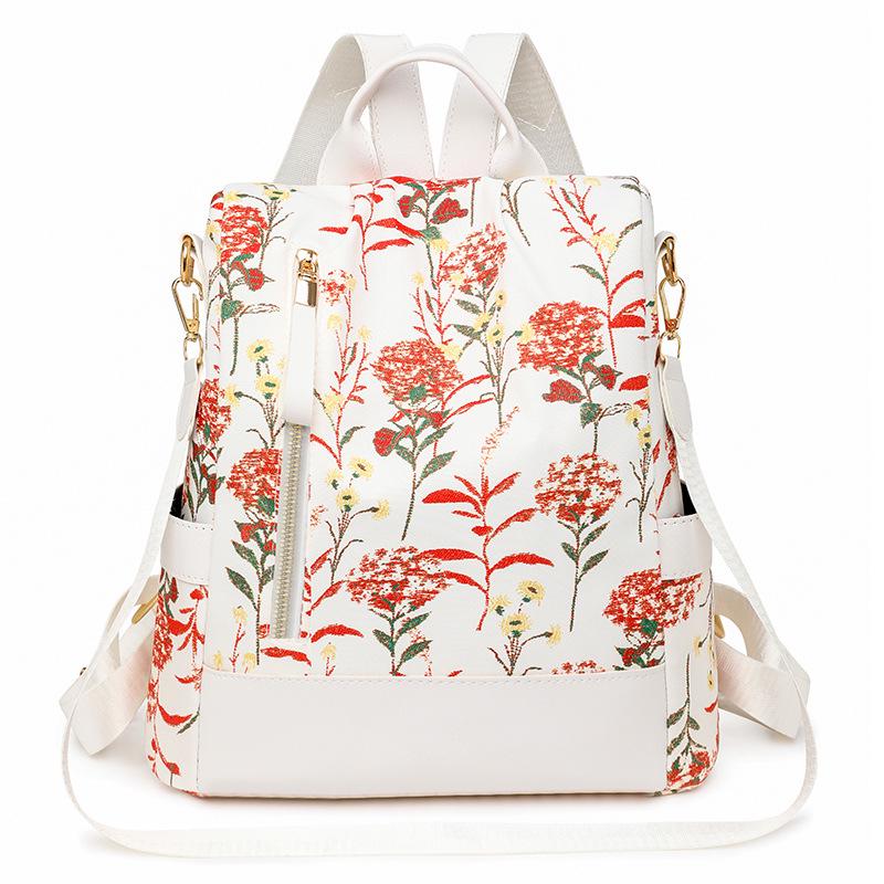 Women's 2025 Large Capacity PU Fabric Fashion Print Backpack - New Multifunctional & Portable Design