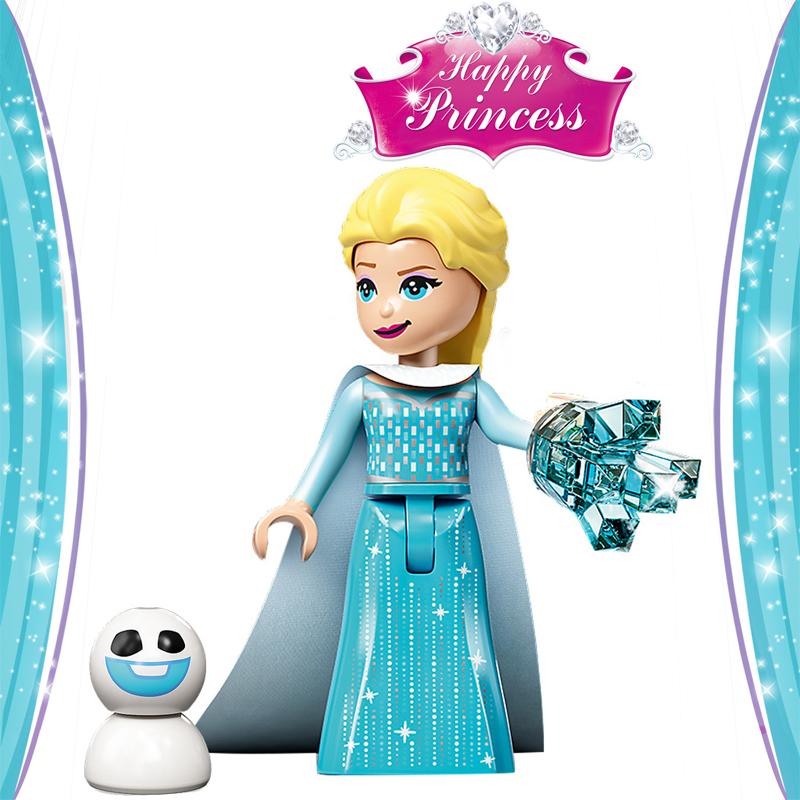 2 IN 1 SLUBAN Girl Royal Carriage Wagon Model Building Blocks Enlighten Action Figure Toys For Children