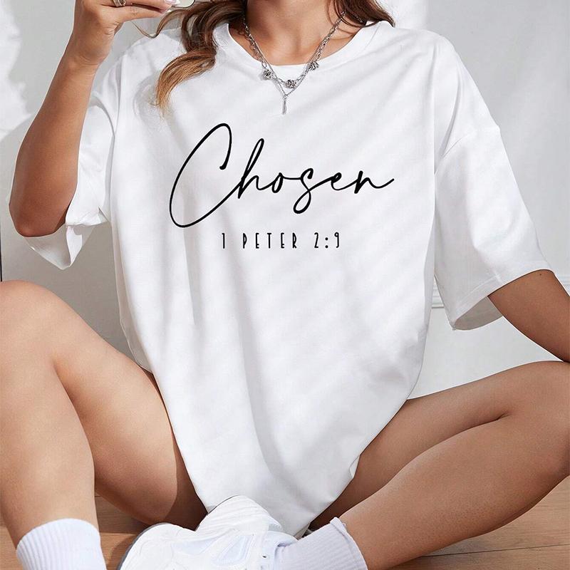 

Модная женская креативная футболка с буквенным принтом из мультфильма, забавная повседневная футболка с круглым вырезом и короткими рукавами, летняя женская футболка