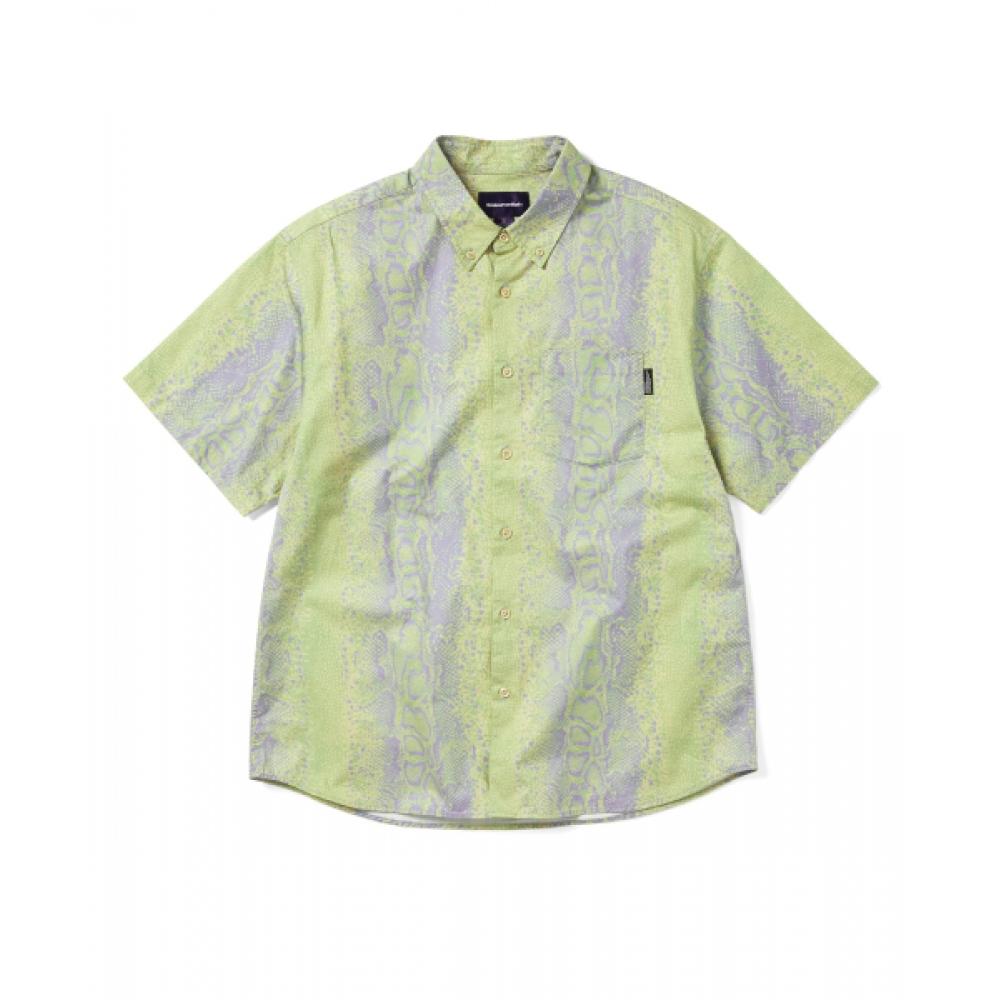 ThiSiSneverthat S S Shirt Light Green Python S