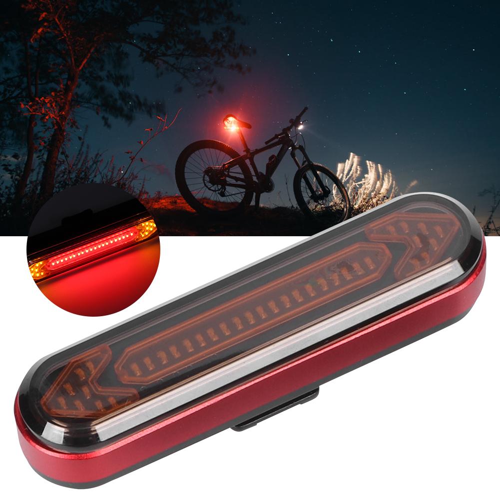 BK600 Mountain Bike USB Charging LED Wireless Remote Safe Warning Turn Tail Light Bicycle Cycling
