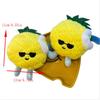 1/2 Pcs Cute Pineapple Juice Fruit Plush Doll Toy Keychain Pendant Bag Hanging Decor Backpack Charm Birthday Gift Couple Keyring
