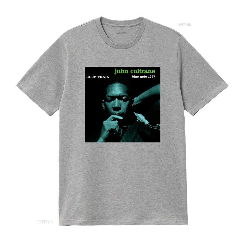 John Coltrane Blue Train T-shirt Jazz Musique Inspiré Design Moments Avis Je Suis Démodé Hommage vintage Lavé Décontracté