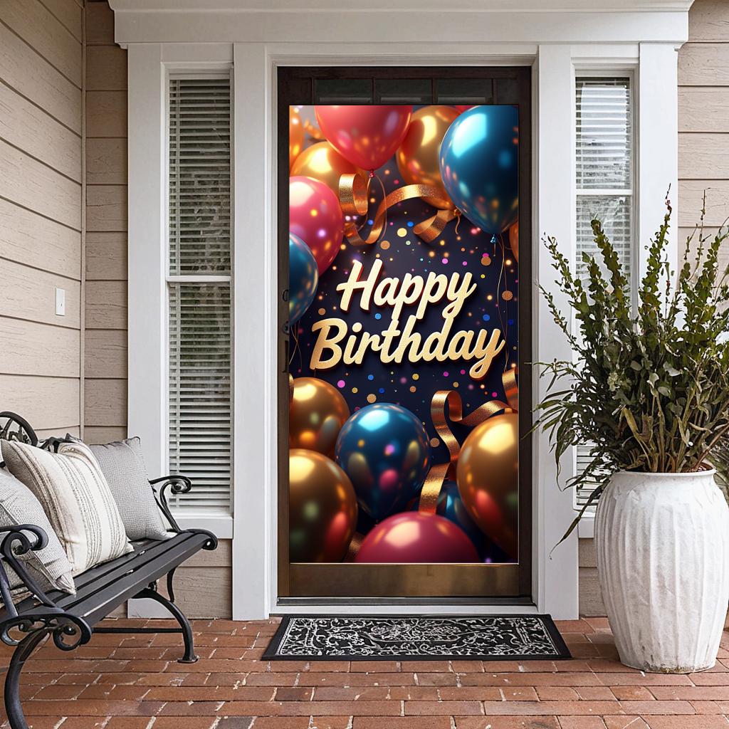 Wall Hanging Photobooth Background Birthday Banner Festive Sign For Indoor Use Outdoor Use Event Decoration