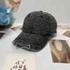 American Retro New Spice Girl Leopard Print Baseball Cap Female Soft Top Big Head Circumference Showing Face Small Street Cap Sun Hat