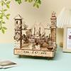 Wooden Animal Party Jigsaw Puzzle: Creative Children's Educational Indoor Ornament