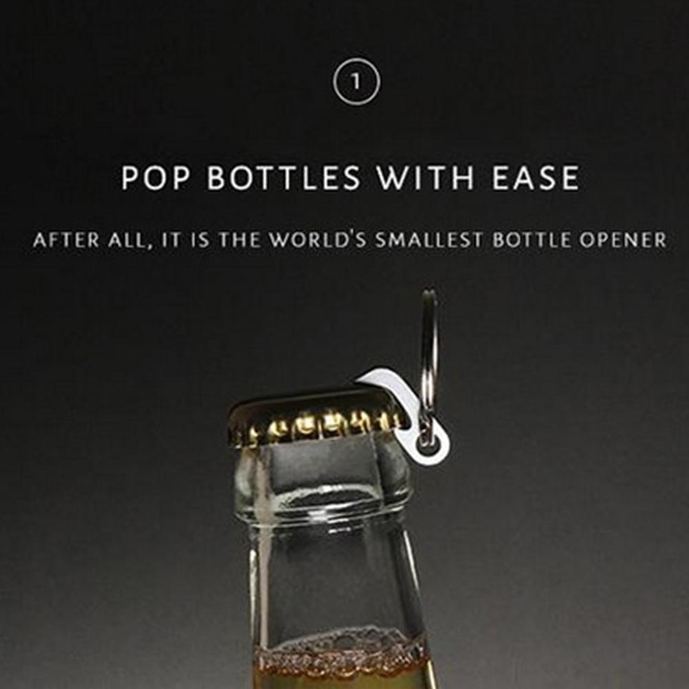 Tragbarer Öffner Flaschenwerkzeuge Geschenk Camping Klein Mode Einfach zu bedienen Mini Outdoor Schlüsselanhänger Zuhause Multifunktions-Boxschneider