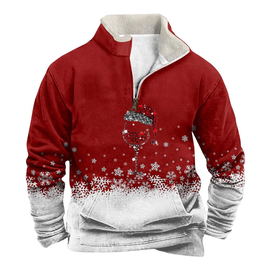 Spring And Men's Standing Collar Sweatshirt Is Outdoor Casual Sweaters Tops