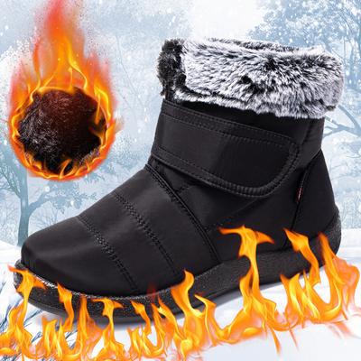 2024 New Waterproof Snow Boots for Women Non Slip Bottom Faux Fur Ankle Boots Woman Couples Plus Size Thick Plush Winter Shoes