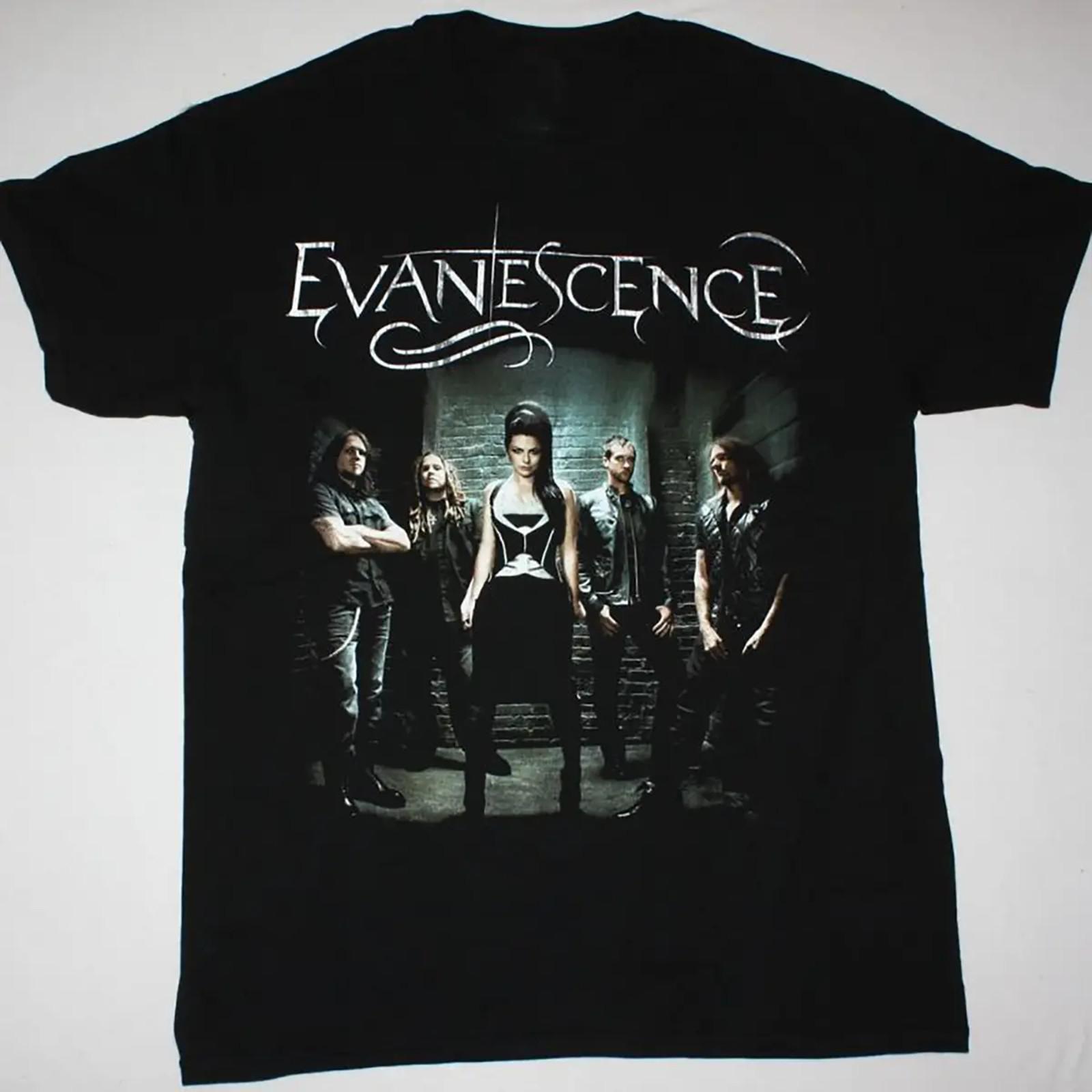 Evanescence band black T-SHIRT short sleeve Tee TD85 XXL