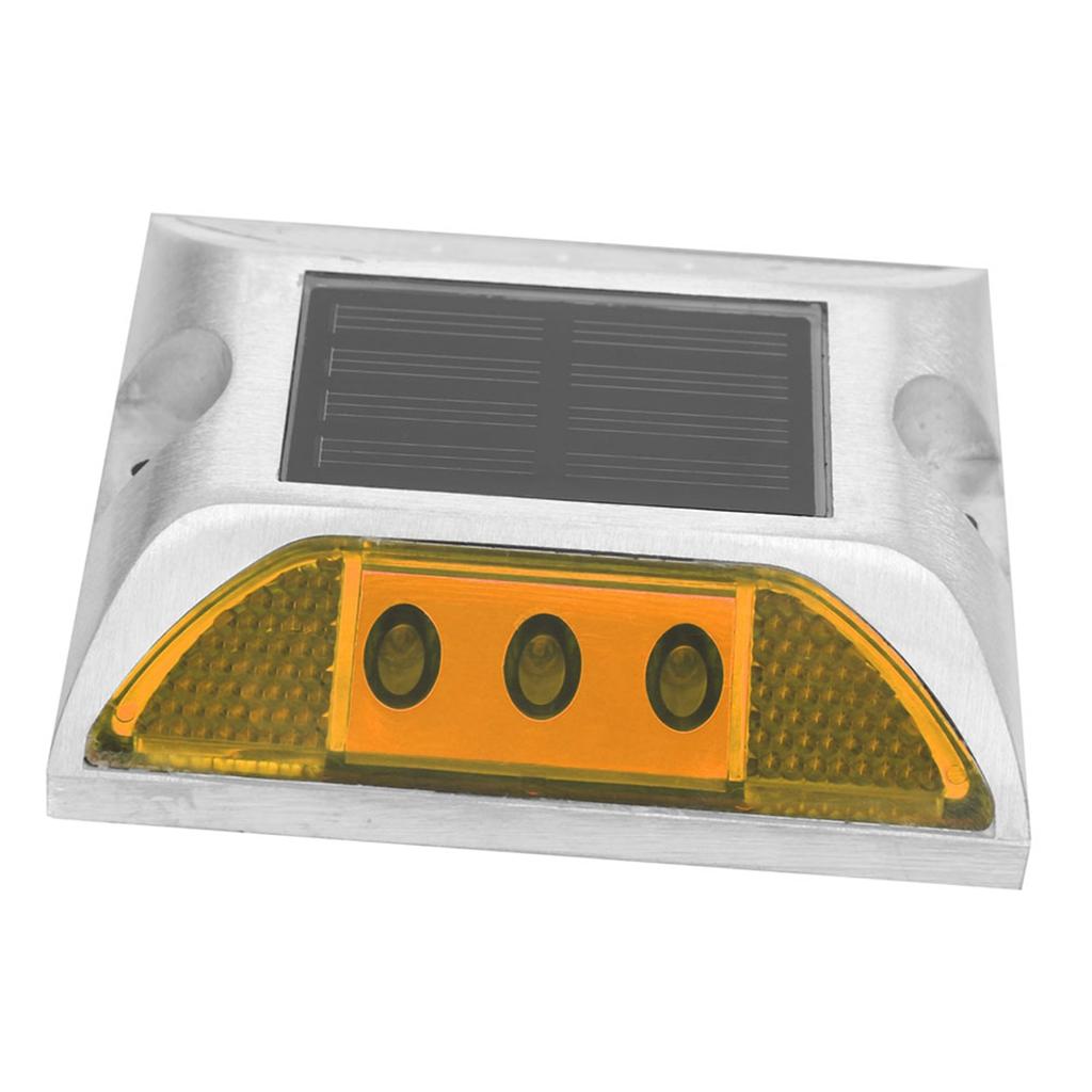 LED Solar Power Ground Marker Lights Waterproof Outdoor Driveway Road Highway Spike Lamp