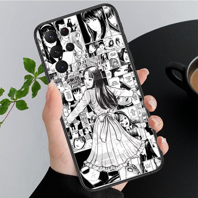 Phone Case for Samsung Galaxy A35 A55 A54 A15 A25 A05s A05 A22 A24 A52 A33 A34 M34 M14 M54 M23 Tomie Junji Ito Case