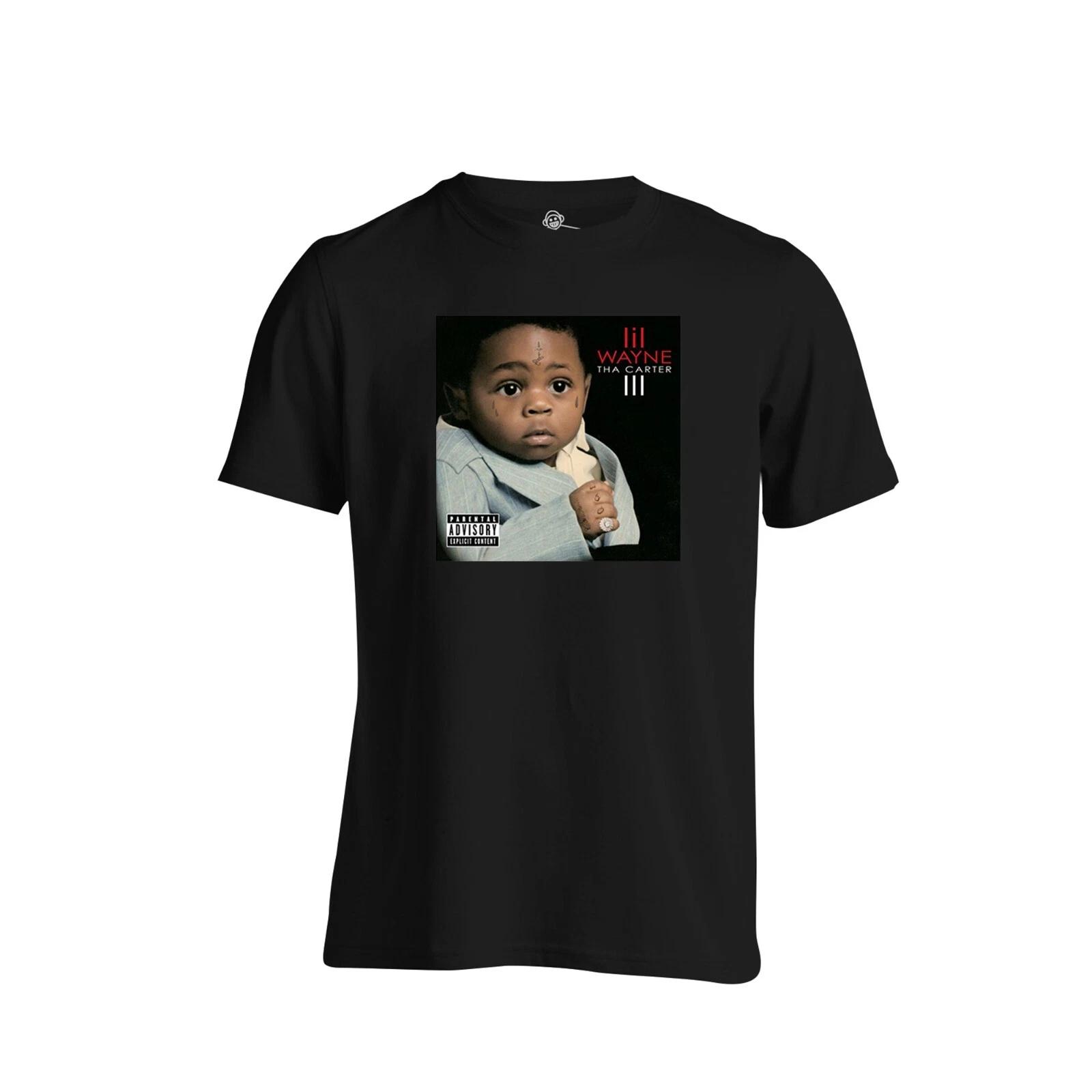 Lil Wayne T Shirt Tha Carter 3 Album Cover Old School Rap Hip Hop Black T Shirt S