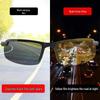 Herren Tag & Nacht Radsportbrille: Outdoor-Fahren, Angeln, Halbrahmen-Nachtsichtbrille.