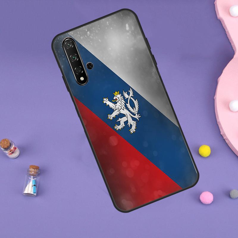 Czech Republic Czech Flag For Huawei Nova Y61 Y60 Y70 Y72 Y73 Y90 Y91 9 10 SE 7i 8i 11i 12i P30 P40 Lite P60 Pro Case