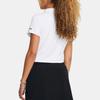 Under Armour Ua Iso-Chill Solid Logo Casual Comfortable Short Sleeve Polo Shirt Women tops White 1382814-100
