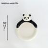 ZISIZ Cartoon Panda Ceramic Dipping Dish Set