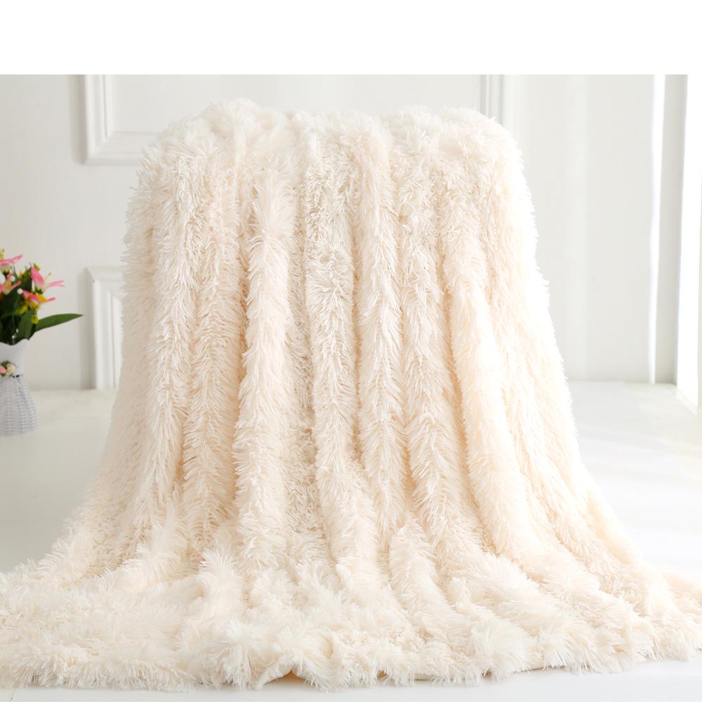All Seasons Bedroom Warm Blanket Solid Color Blanket Studio Shooting Supplies Air Conditioner Blanket