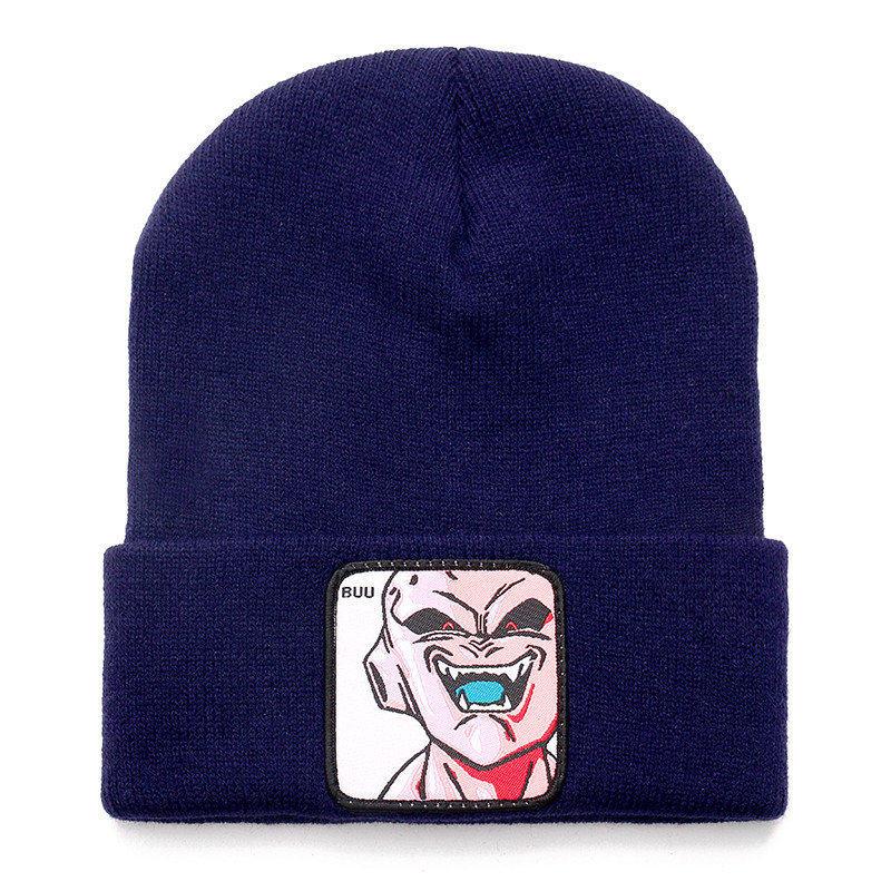MAJIN BUU Beanie High Quality Cotton Casual Beanies for Unisex Women Warm Knitted Winter Hat Fashion Solid Unisex Cap