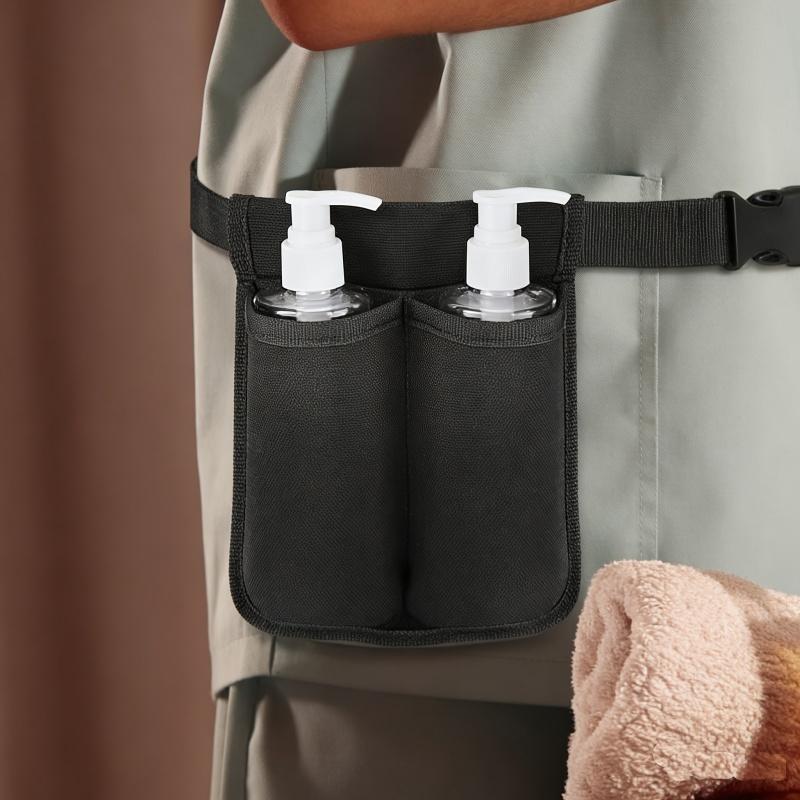 Massage Oil Bottle Waist Bag Adjustable Belt Holster for Massage Therapist Essential Oil Bottle Holder Pouch