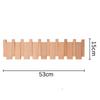 Beech Wooden Clothes Hangers Wall Mounted Organizer Clothes Hangers Piano Cap Hat Hanging Organizers Multipurpose Clothing Rack