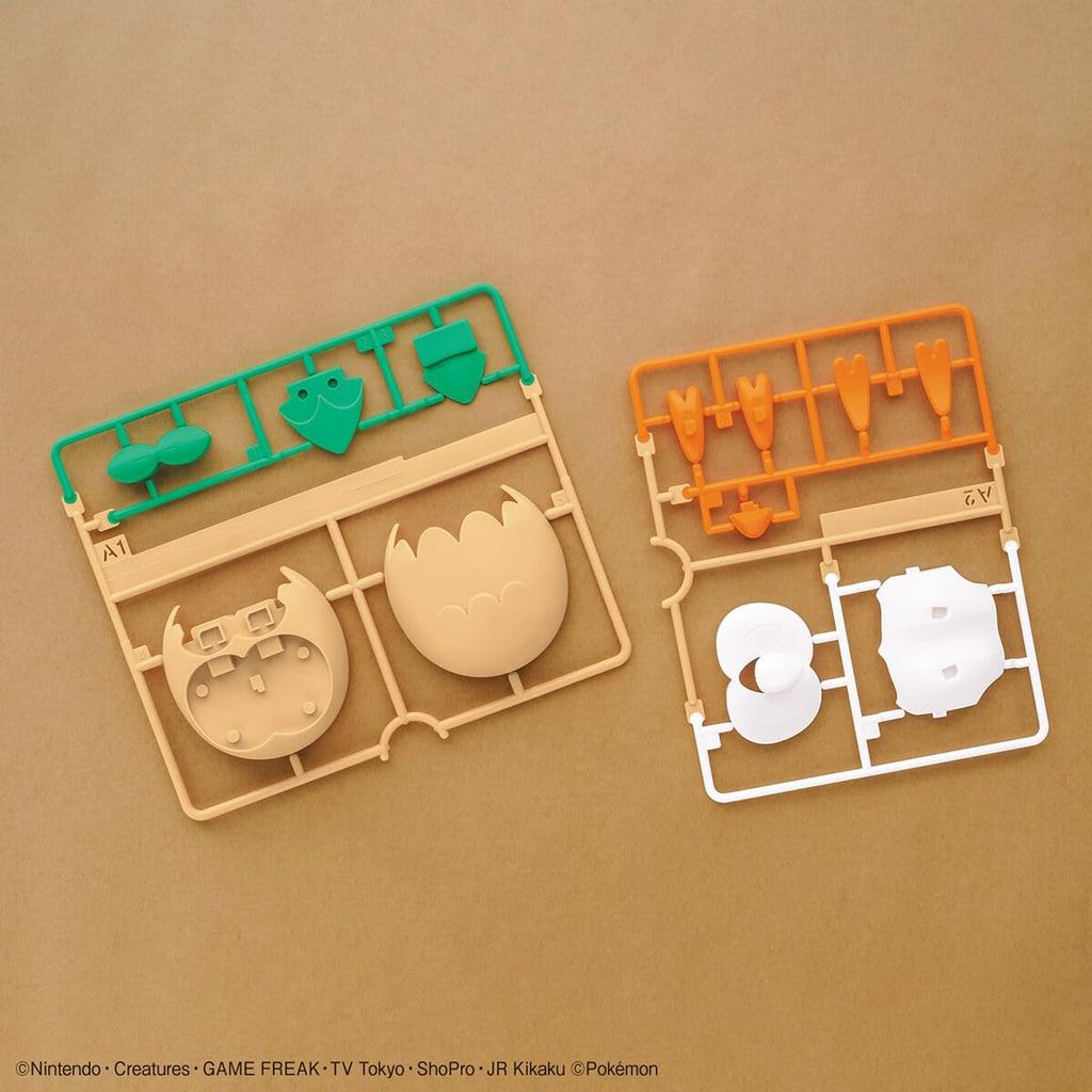 BANDAI SPIRITS Pokémon Plastic Model Collection Quick!! 10 Rowlet Pre-Colored Plastic Model