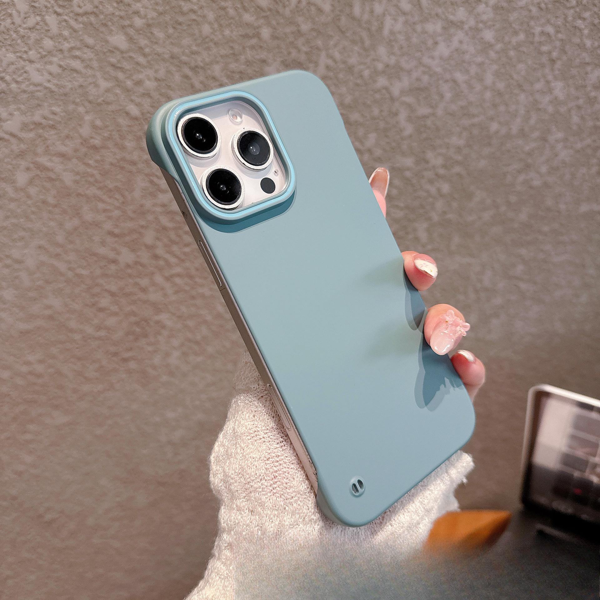 

Ultra-thin Large Hole Oil-injected Frameless PC Case Suitable for Apple 16 Mobile Phone Case IPhone 15 Promax Matte Sheath iPhone 12PRO/12