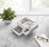 Umbra Mini STOWIT Jewelry Storage Box, White/Nickel, 21005314760