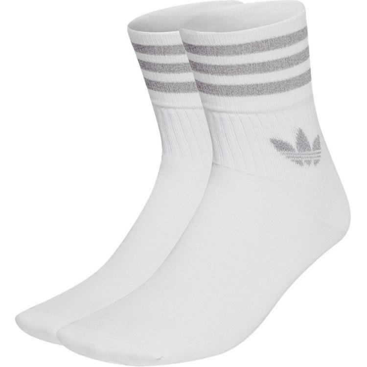 Adidas Originals Crew Socks Unisex 2 Pack White GU2383 S