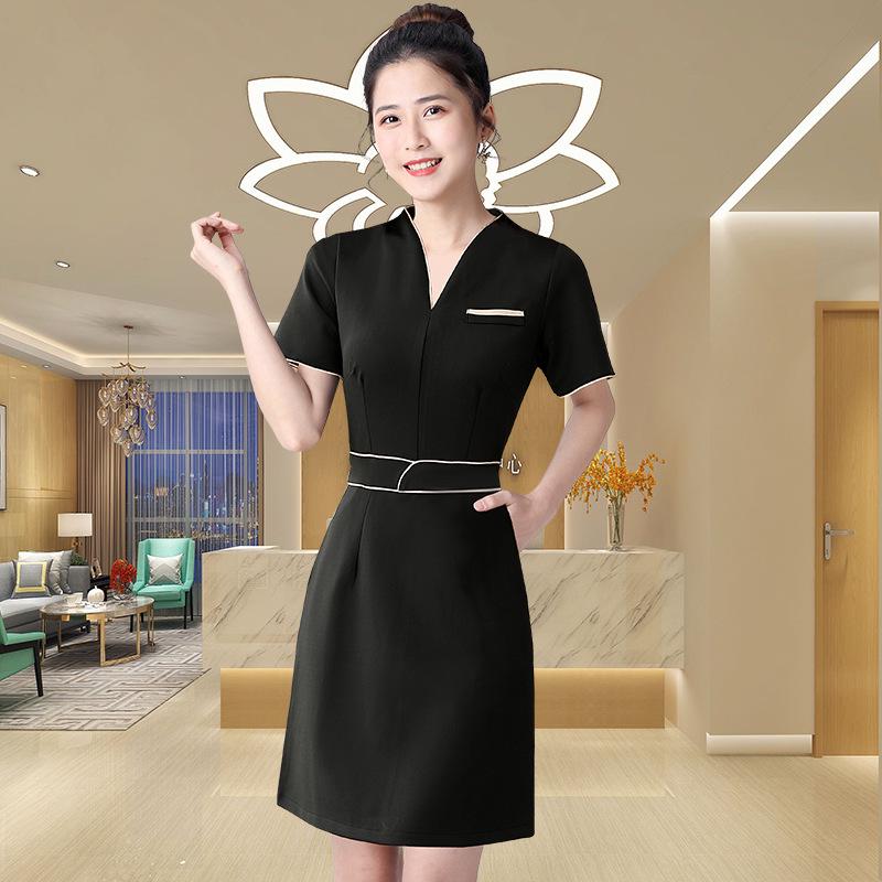 Women's Beautician & Massage Technician Summer Uniform Dress