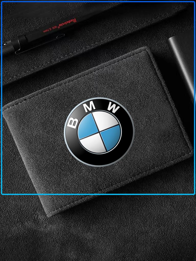 PU Leather Credit Card Case Car Driving Documents Protective Case For BMW M Performance 1 3 5 7 Series M3 M4 M5 M6 X1 X3 X5 X6 X7 E30 E34 E36 E39 E4