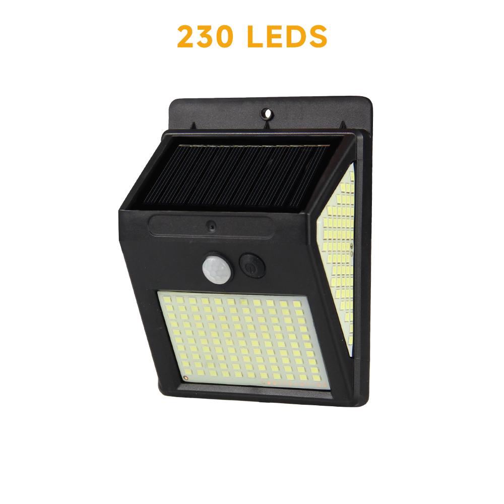 42/144/230 LED Solar Light PIR Motion Sensor Wall Light 4 Modes Solar Lamp Outdoor Waterproof Solar Courtyard Garden Wall Lamp