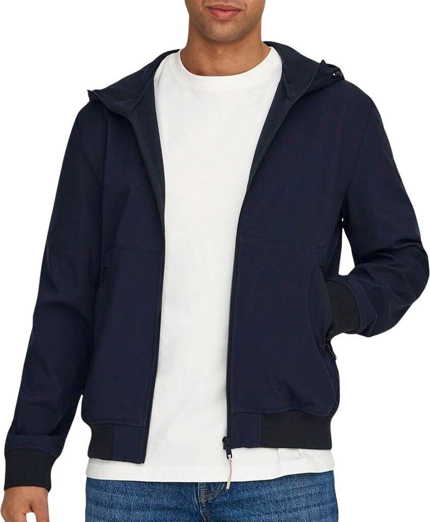 

Зимняя куртка Only & Sons Onsbowie Softshell Bomber Noos (22029276) вечерняя синяя M