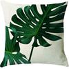 New Nordic Green Plant Printed Pillow Case Sofa Pillow Leaf Series Decorative Pillow Linen
