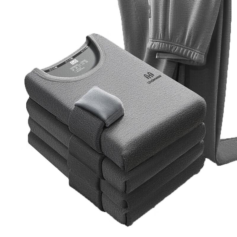 

Hengyuanxiang Men s Cashmere Blend Thermal Underwear Set 175