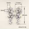 Lindon Fashion Copper Alloy Zircon Jewellery Drop Earrings For Women Wedding Party Gifts