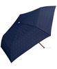 Cherry Mini Folding Umbrella for Suitable for Rain or Wpc. Air-Light Umbrella, Navy, 55cm, Ultra-Lightweight, Women, Shine, AL02-024