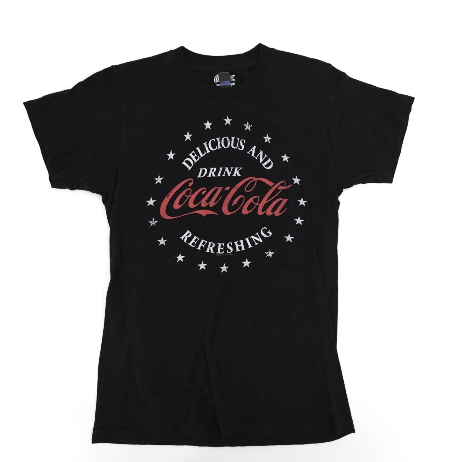 Женская футболка Coca-Cola размера L с графическим логотипом Футболка-майка Coke Classic 2XL