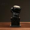 Desktop Ausdauer Dekor 3D Gedruckter Boxhandschuh Schreibtischfigur Gib Niemals Auf Inspirierend Motivierend Fitnessstudio Dekoration Statue,
