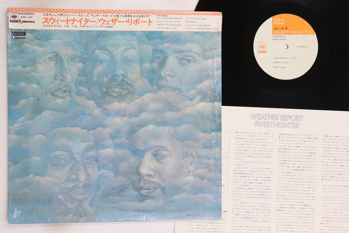 

LP Record WEATHER REPORT - Sweetnighter SOPL189 CBS SONY 1973 Japan Obi Jazz Used